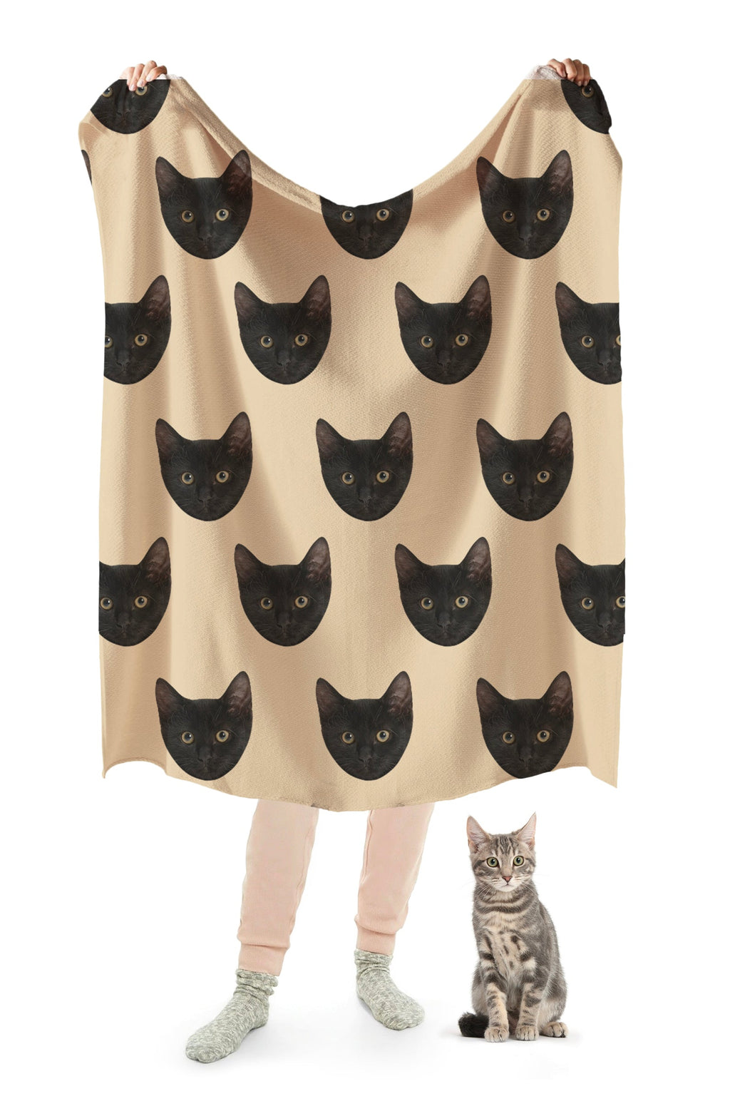 Custom Print Your Cat Blanket