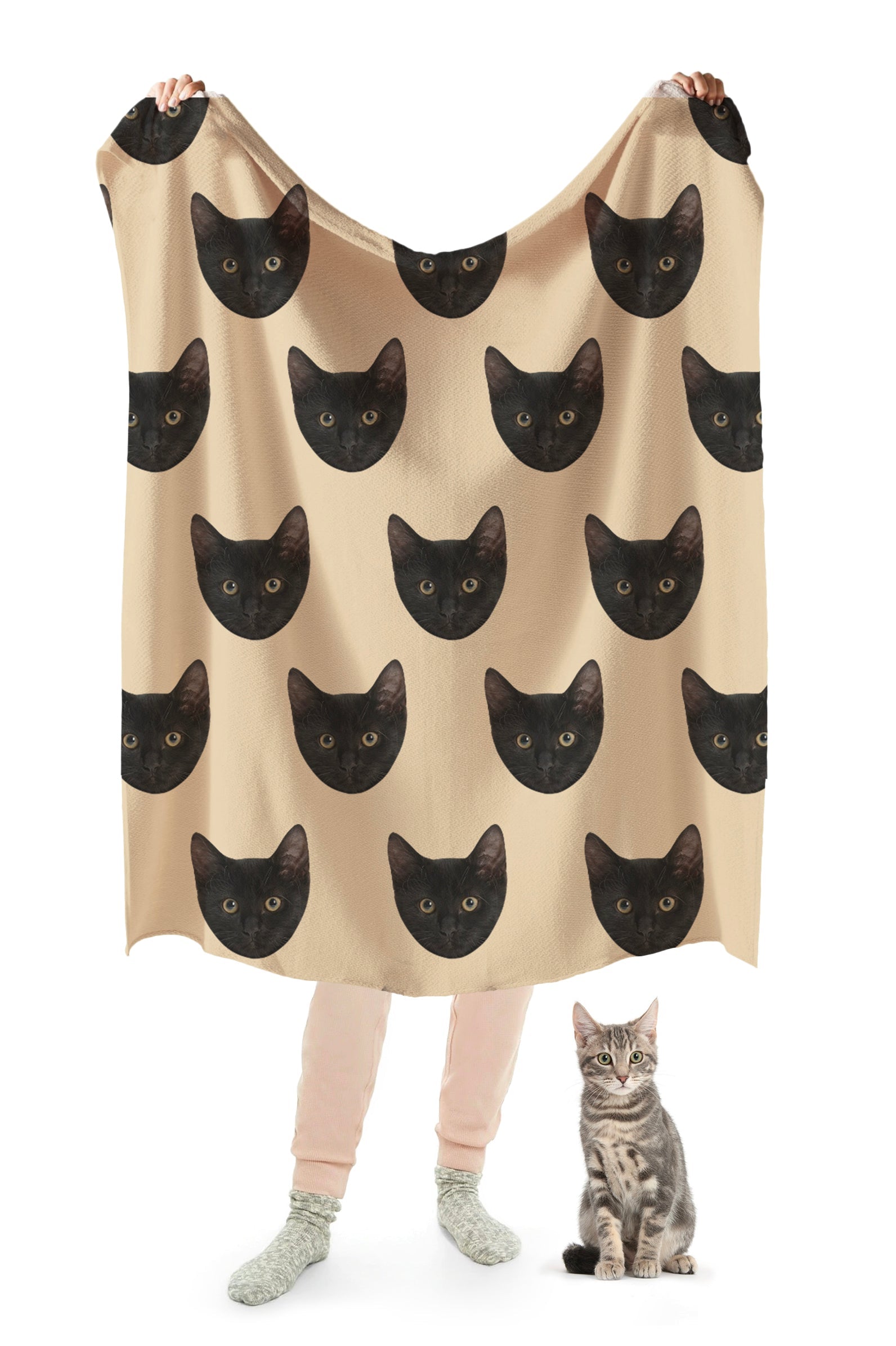 Custom Print Your Cat Blanket