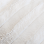 Pearl Angora Luxe Pouf Cat Bed