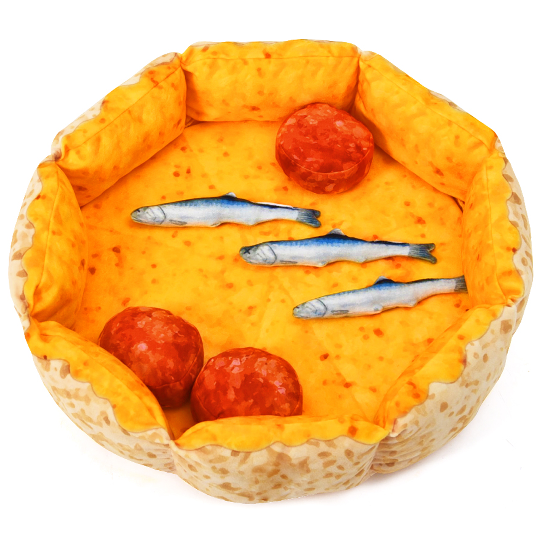 Cute Pizza Cat Bed